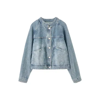 SENTUBILA Denim Jackets Women's