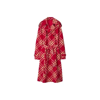 Burberry Trench Coat Women's Mailbox Red