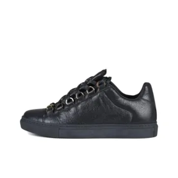 Balenciaga Arena Low Top Skateboard Shoes Women's Black