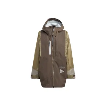 And Wander X Adidas TERREX X And Wander Windbreaker Jackets Women's Dark Olive Green