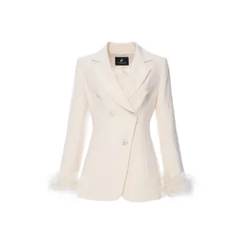 FLONAKED Business Suit Women's Apricot
