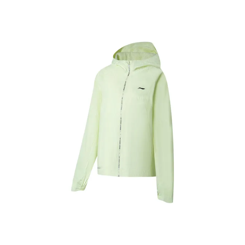 LINING Running Collection Trench Coats Women's Light Fruit Green-0