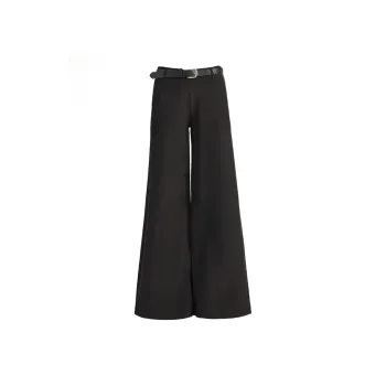 MJB Casual Pants Women's Black Comes With Belt