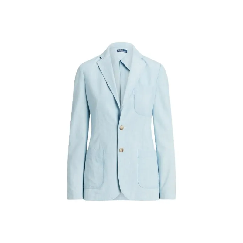 Polo Ralph Lauren Chambray Single breasted Blazer-0