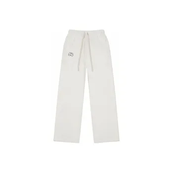 SMFK Knitted Sports Pants Women's Snow Mountain White