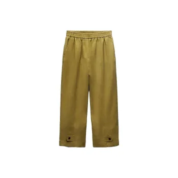 ZARA Casual Pants Women's Olive Green