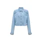 Washed Light Blue Coat