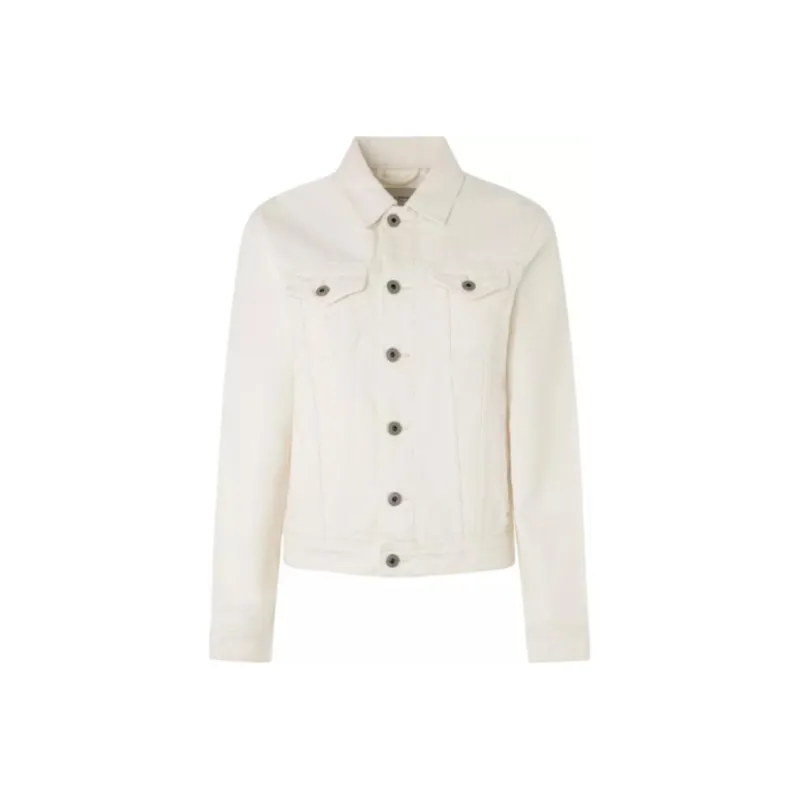 Pepe Jeans Denim Jacket Women's White-0