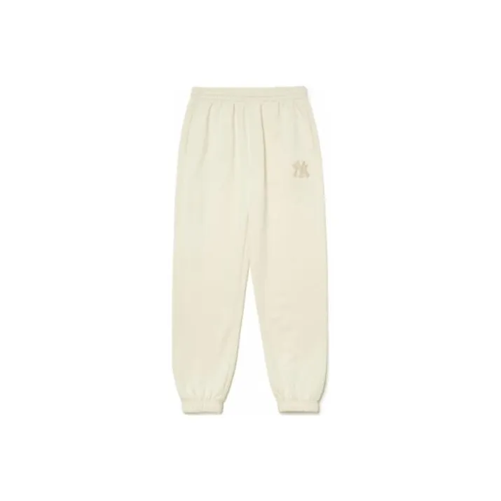 MLB Knitted Sweatpants Women's Cream-0