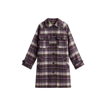 WOOLRICH Check Pattern Buttoned Over Shirt