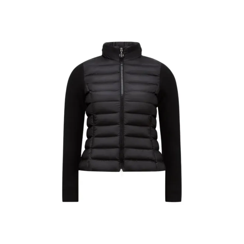 Moncler Logo Patch Padded Zip Up Cardigan-0