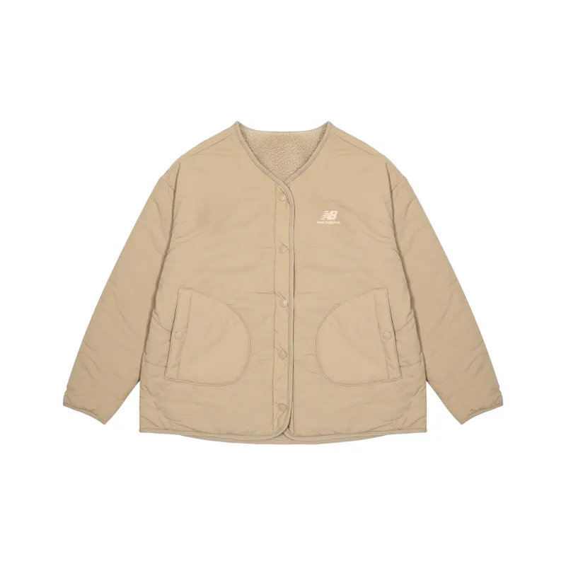 New Balance Puffer Jacket Winter Women's Khaki-0