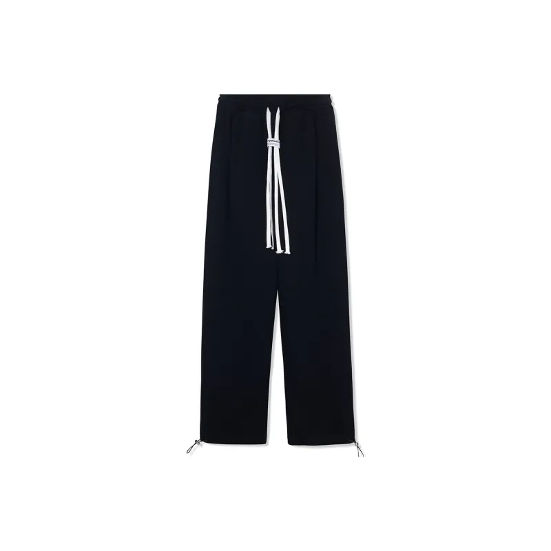NECY Straight Thickened Casual Pants Women's-3