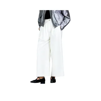C.3000 Casual Pants Women's Cream White
