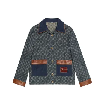 GUCCI Denim Jackets Women's Blue