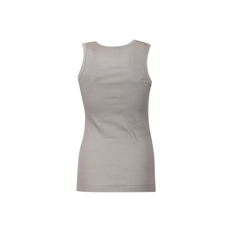 PINKO Logo Detailed Ribbed Tank Top-1