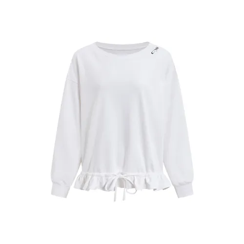 CYNI Drawstring Asymmetrical Shoulder Sweatshirt Women's