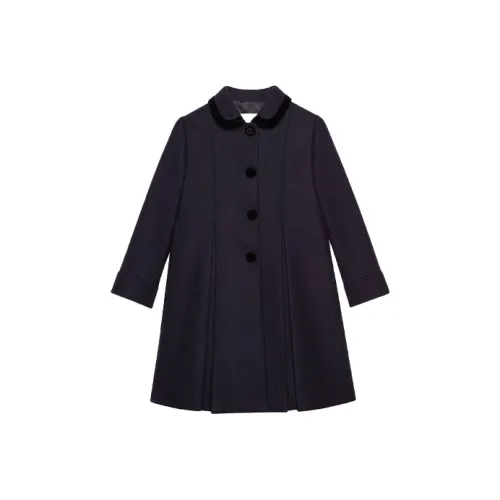 GUCCI Cropped Coats Women's Dark Blue