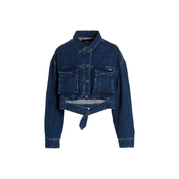 Rotate Denim Jacket Women's Blue