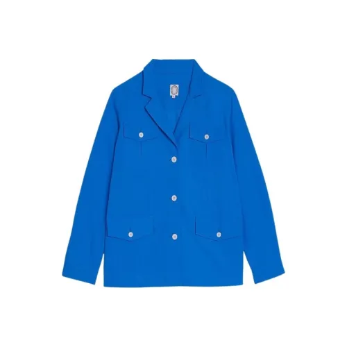 INES DE LA FRESSANGE Business Suit Coat Women's Blue