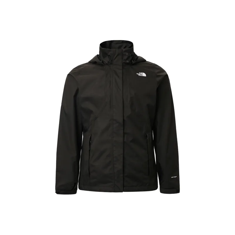 THE NORTH FACE Outdoor Hiking Water-Resistant Windproof Breathable Windbreaker Jacket Women's Cosmic Black-0