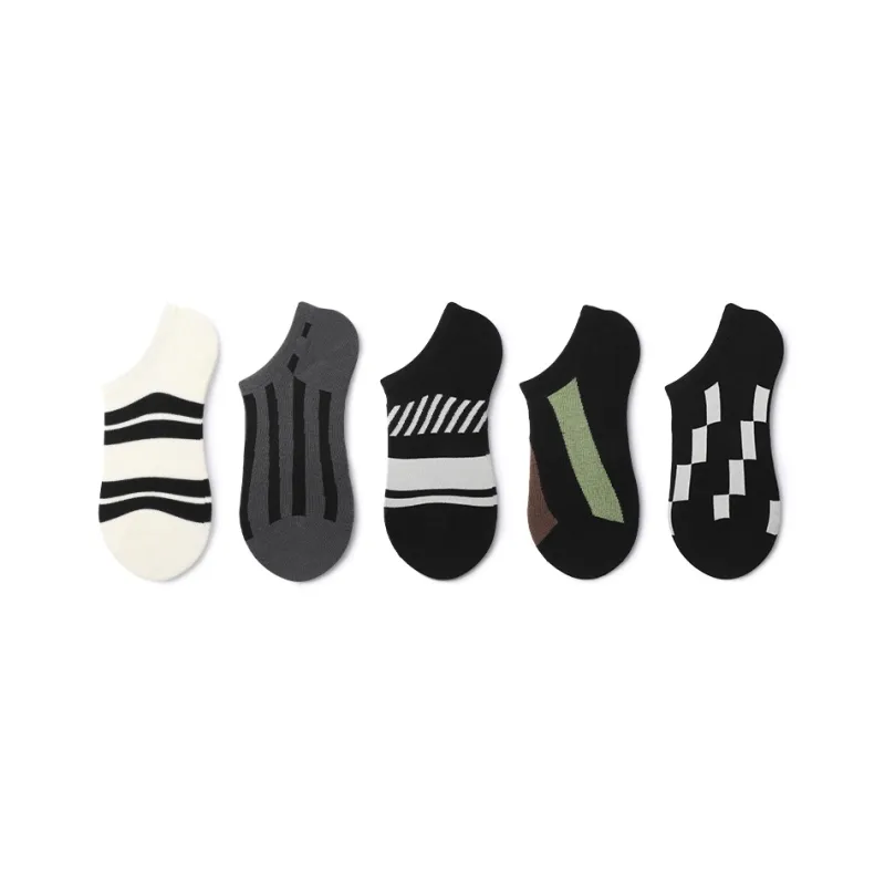 LUYOUYE No Show Socks Men's 4 Pack-0