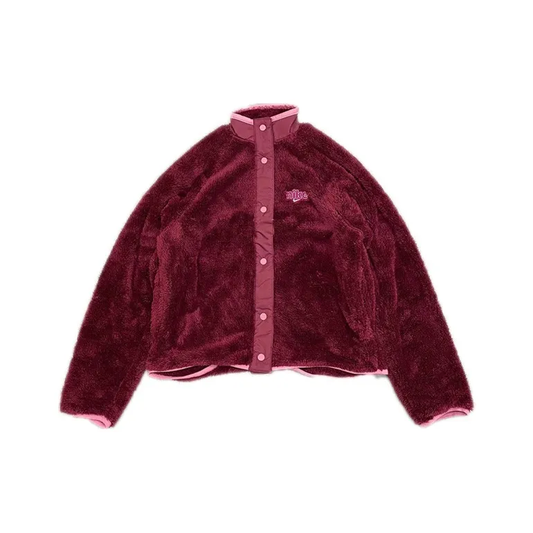 Nike Velvet Jackets Women's Burgundy-0