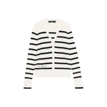 LAUREN RALPH LAUREN Striped Cardigan