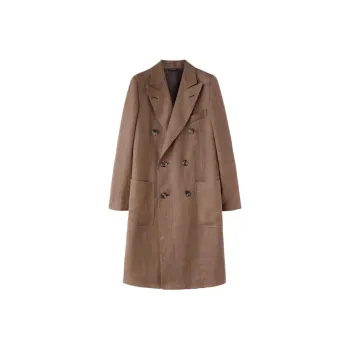 Loro Piana Herwin Coat Coats Women's Brown