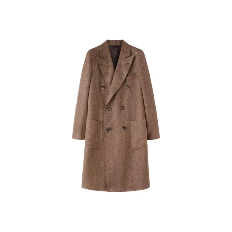 Loro Piana Herwin Coat Coats Women's Brown-0