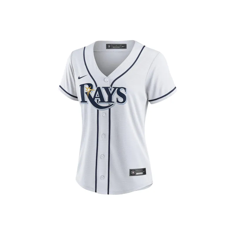 Nike MLB Collaboration Tampa Bay Rays Soccer Jerseys Women's White-0