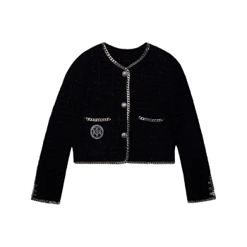 TCH Cropped Coats Women's Black