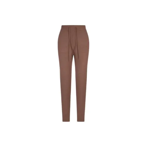 'S MAX MARA High Waist Drawstring Knitted Trousers