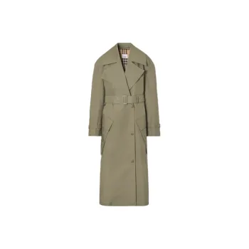 Burberry Laxton Gabardine Trench Coat