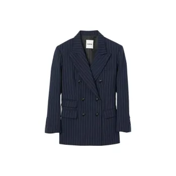 Sandro Double breasted Pinstripe Blazer