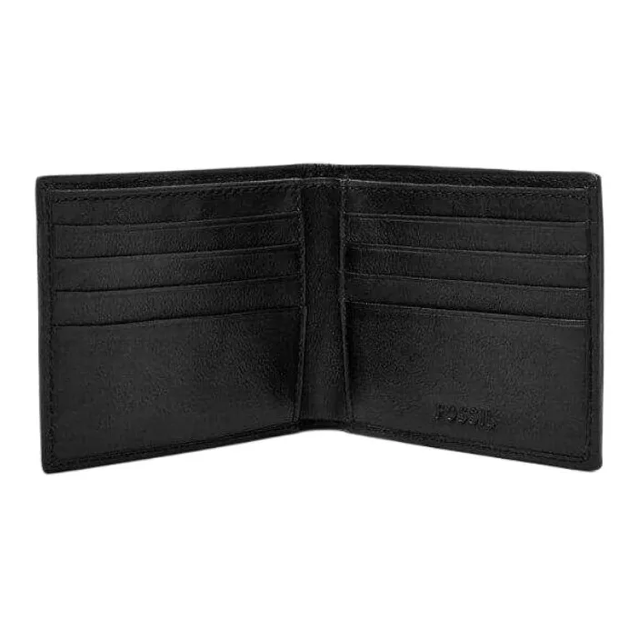 FOSSIL Leather Wallet Men's Black-1