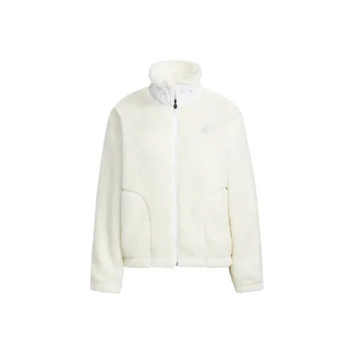 Adidas Velvet Jackets Women's Ecru