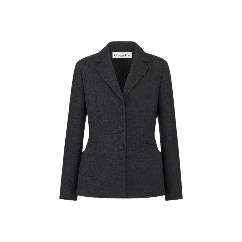 DIOR FW24 Business Suits Coats Women's Black-0