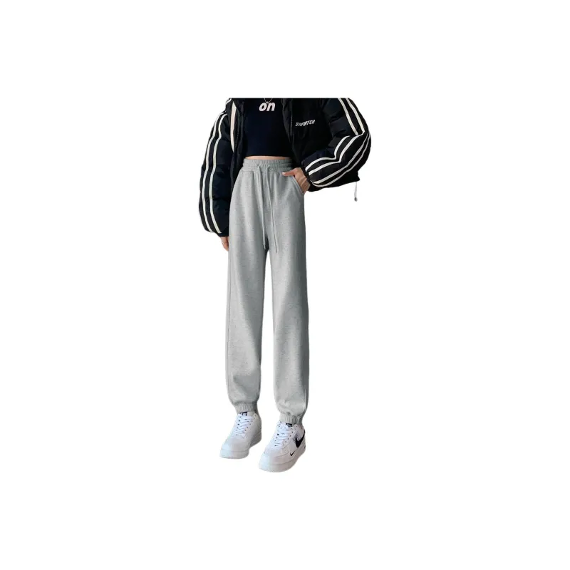 Tonlion Casual Pants Women's Heather Gray-0