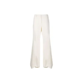 OFF WHITE Flared Curved Cuff Trousers
