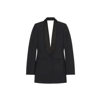 Givenchy 4G Pattern Draped Blazer