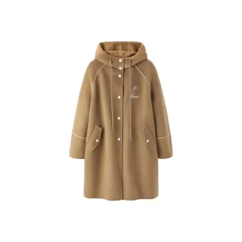 LEDIN Coats Women's Camel
