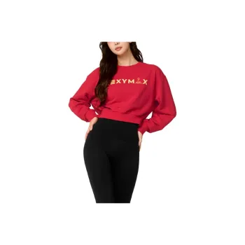 XEXYMIX Sweatshirt Women's Dazzling Red