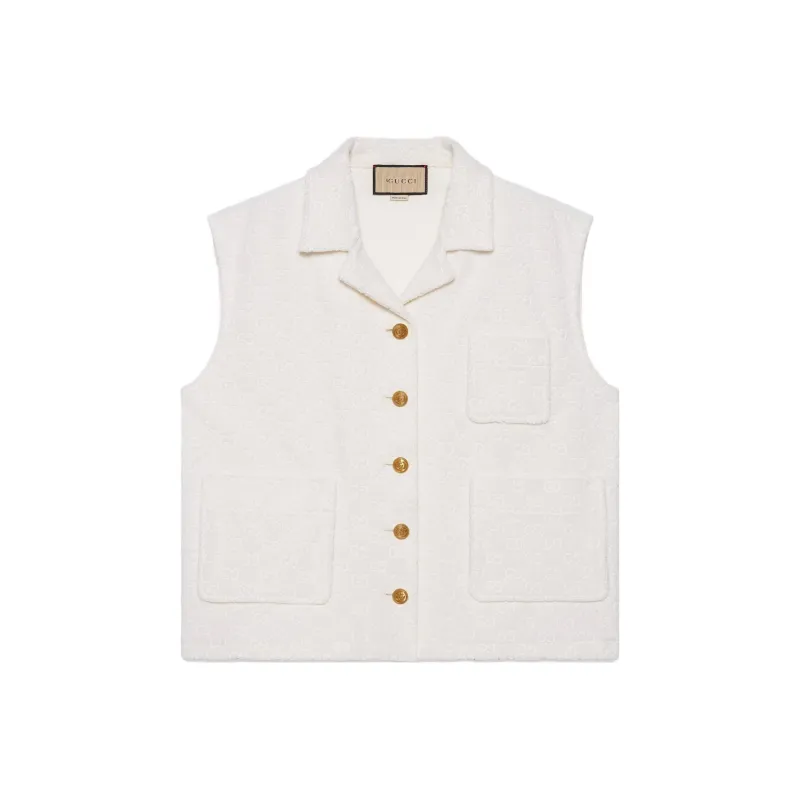 GUCCI Gg Terry-cloth Gilet-0