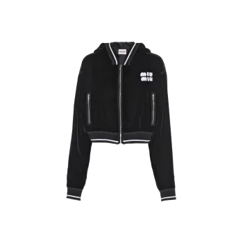 MIU MIU FW22 Cropped Coat Women's Black