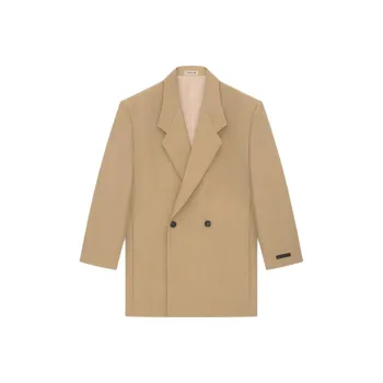Fear Of God SS24 Season 8 Collection Heavy Twill California Blazer Business Suit Women's Sand Dune/Dune