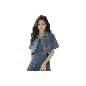 Linjou Denim Jacket Women's Blue