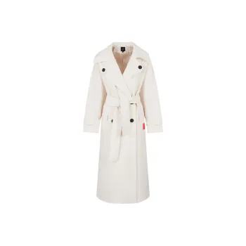 ARMANI EXCHANGEAE FW22 Trench Coat Women's White