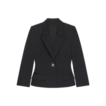Givenchy 4G Detailed Single Breasted Jacket