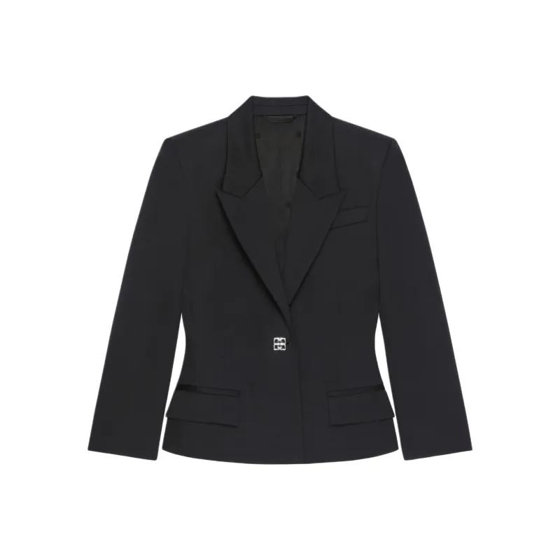 Givenchy 4G Detailed Single Breasted Jacket-0